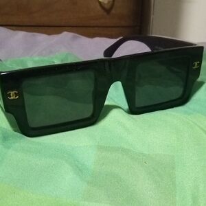 CHANEL Black Frames Unisex Sunglasses Like New Without Tags But Never used
